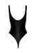 Боди с мокрым эффектом Noir Handmade F244 Powerwetlook body with high cut bottom hem, S