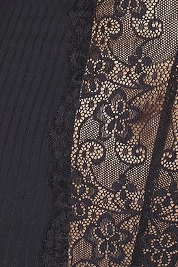 (SALE) Сорочка приталенная с чашечками ZOJA CHEMISE black S/M - Passion Exclusive, трусики, S/M, Черный