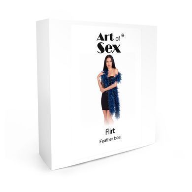 Боа з пір&rsquo;я Art of Sex, довжина 2 метри, колір синій