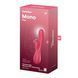 Смарт вибратор-кролик Satisfyer Mono Flex Red, 2 мотора, управление через интернет, Малиновый