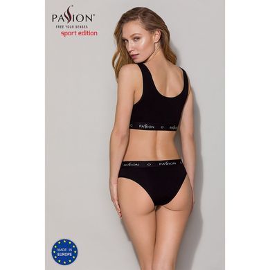 Спортивний топ з широкою гумкою Passion PS004 TOP XL, black, XL