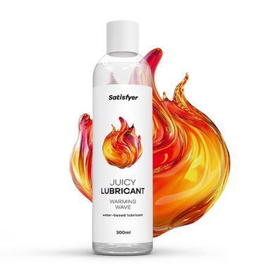 Лубрикант на водной основе Satisfyer Juicy Lubricant Warm Wave water based 300 мл