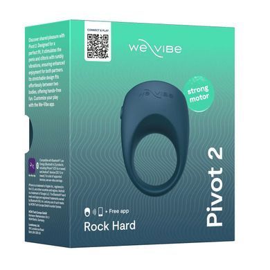 Эрекционное смарт-виброкольцо We-Vibe Pivot 2 Slate