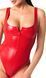 Боди Noir Handmade F352 Red powerwetlook body - XXL