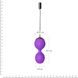 Вагінальні кульки з вібрацією Adrien Lastic Kegel Vibe Purple, діаметр 3,7 см, Фіолетовий