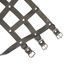 Шкіряна портупея для гомілкостопу зі шпорами Liebe Seele Leather High Heel Ankle Harness Silver