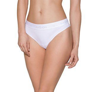 Трусики-бразилиана из хлопка Passion PS005 PANTIES L, white, L