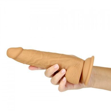 Фаллоимитатор Naked Addiction &mdash; 8&Prime; Silicone Dual Density Dildo Vanilla, вибропуля в подарок
