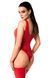 Боді Noir Handmade F352 Red powerwetlook body - 3XL