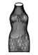 Сукня-сітка зі стразами Leg Avenue Rhinestone halter mini dress Black, відкрита спина, one size