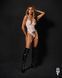 Корсет Obsessive Arrowel White corset S/M, с подвязками для чулок