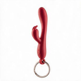 Брелок вібратор-кролик Diverty Sex Red