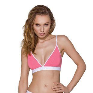 Спортивный топ с двойными бретелями Passion PS007 TOP XL, pink, XL