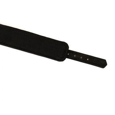 Нашийник з повідцем Liebe Seele Boudoir Amor Collar with Leash Black, три кільця