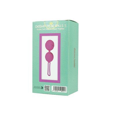Вагинальные шарики Adrien Lastic Geisha Lastic Balls Mini Magenta (S), диаметр 3,4см, вес 85гр, Пурпурно-красный