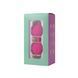 Вагинальные шарики Adrien Lastic Geisha Lastic Balls Mini Magenta (S), диаметр 3,4см, вес 85гр, Пурпурно-красный