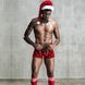 Новорічний чоловічий еротичний костюм "Улюблений Санта", One Size Red, S/M