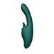 Смарт-вибратор Zalo Ares Turquoise Green, подогрев, 3 мотора, язычок для клитора, стимуляция точки G
