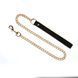Нашийник з повідцем Liebe Seele Boudoir Amor Collar with Leash Black, три кільця