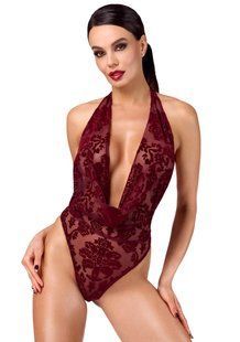Боди Noir Handmade F386 Kink Royal cascade bodysuit L