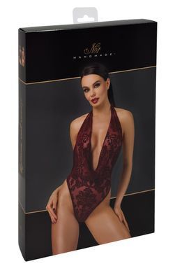Боді Noir Handmade F386 Kink Royal cascade bodysuit L