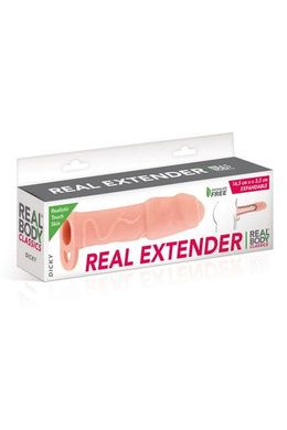 Насадка на член Real Body - Real Extender DICKY (мятая упаковка)