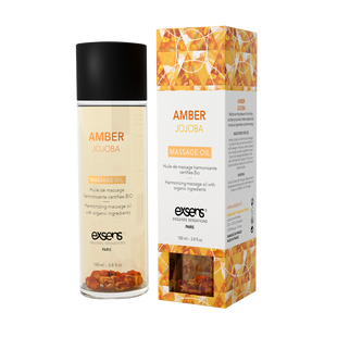 Масажна олія EXSENS Amber Jojoba (гармонізує, з бурштином) 100мл, натуральна