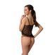 Боді монокіні з відкритими грудьми Passion JUSTINA BODY XXL/XXXL, black, Чорний, XXL/XXXL, Чорний