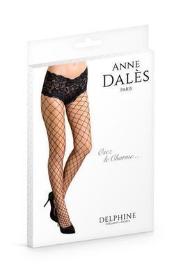 Чулки Anne De Ales DELPHINE T1 Black (мятая упаковка)