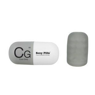 Мастурбатор пігулка Love To Love SEXY PILLS COOL GREY, Сірий