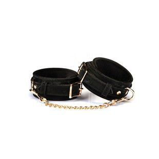 Поножі Liebe Seele Boudoir Amor Ankle Cuffs Black, знімний з&rsquo;єднувальний ланцюжок