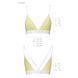 Спортивний топ з подвійними бретелями Passion PS007 TOP M, yellow, M