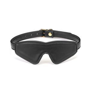 Маска на очі Liebe Seele Black Organosilicon Blindfold, екошкіра