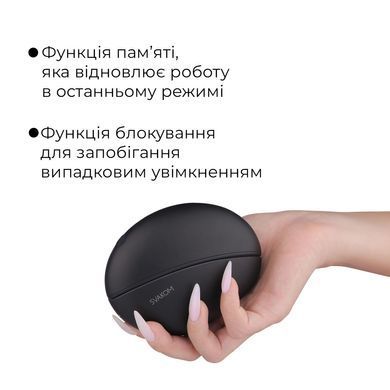 Вакуумный клиторальный смарт-стимулятор Svakom Pulse Galaxie Midnight Black, проектор звездного неба, Черный