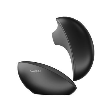 Вакуумный клиторальный смарт-стимулятор Svakom Pulse Galaxie Midnight Black, проектор звездного неба, Черный