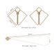Затискачі для сосків з важкою підвіскою LOCKINK Nipple Clamps with Heavy Pendant, золотисті