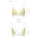 Спортивний топ з подвійними бретелями Passion PS007 TOP S, yellow, S