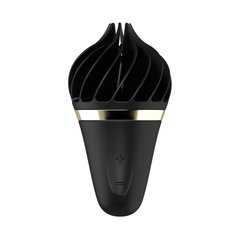 Морозиво-спінатор Satisfyer Lay-On - Sweet Treat Black/Gold, 10 режимів роботи, водонепроникний