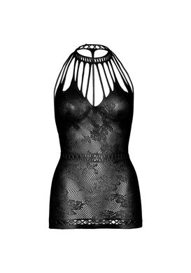 Ажурна сукня-сітка Leg Avenue Lace mini dress with cut-outs Black, one size