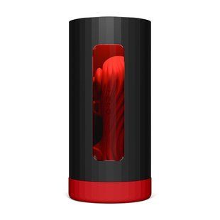 Смарт-мастурбатор LELO F1S V3 XL Red, увеличенный, 2 мотора, 8 режимов, стимуляция звуковыми волнами