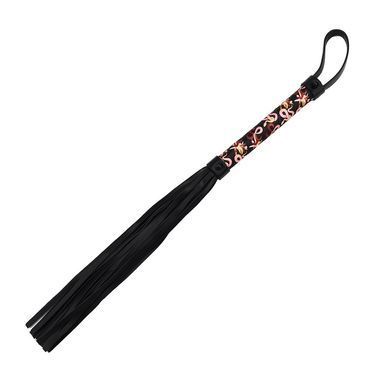 БДСМ-набор LOCKINK The Flowering Serpent Bondage Set, черный, с рисунком в виде змей, 12 предметов