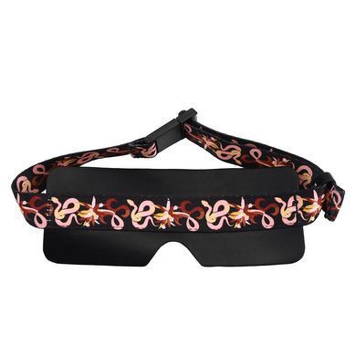 БДСМ-набор LOCKINK The Flowering Serpent Bondage Set, черный, с рисунком в виде змей, 12 предметов
