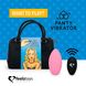 Вібратор в трусики FeelzToys Panty Vibrator Pink з пультом ДК, 6 режимів роботи, сумочка-чохол