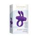 Ерекційне віброкільце S Pleasures Premium Rabbit Ring фіолетове, зі знімною віброкулею та вушками