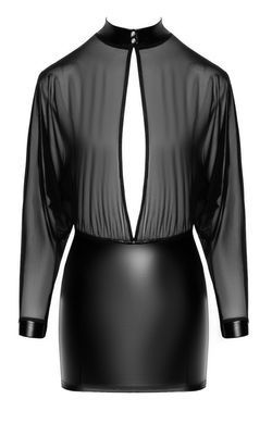 Платье Noir Handmade F348 Powerwetlook and tulle dress - 5XL