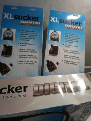 Вакуумна помпа XLsucker Digital з електронним манометром (м'ята упаковка!!!)
