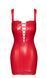 Платье Noir Handmade F364 Bombshell Lace-Up Mini Dress Red S
