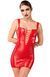 Платье Noir Handmade F364 Bombshell Lace-Up Mini Dress Red S