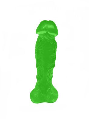 Крафтове мило-член із присоскою Чистый Кайф Green size XL, натуральне, Зеленый