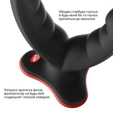 Двойной фаллоимитатор Fun Factory RYDE black (мятая упаковка!!!)
